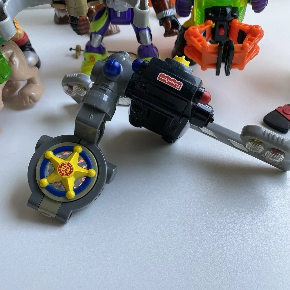 Lot of 5 Fisher Price Mattel Rescue Heroes Plus Accessories Animals Vintage Hero